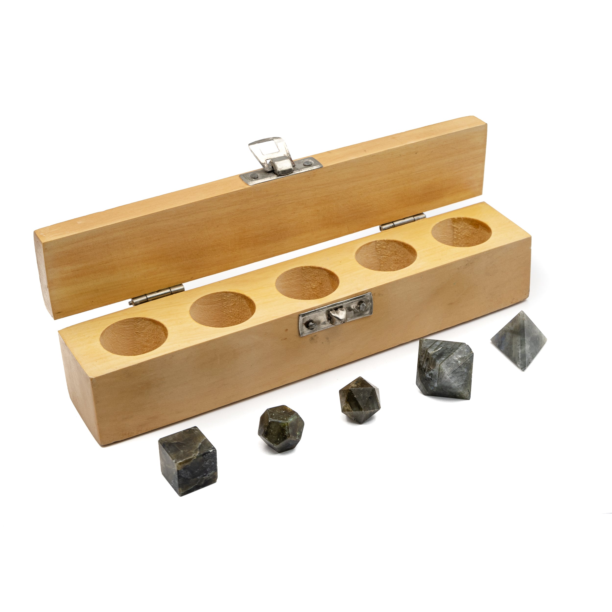 Labradorite - Platonic Solids $75